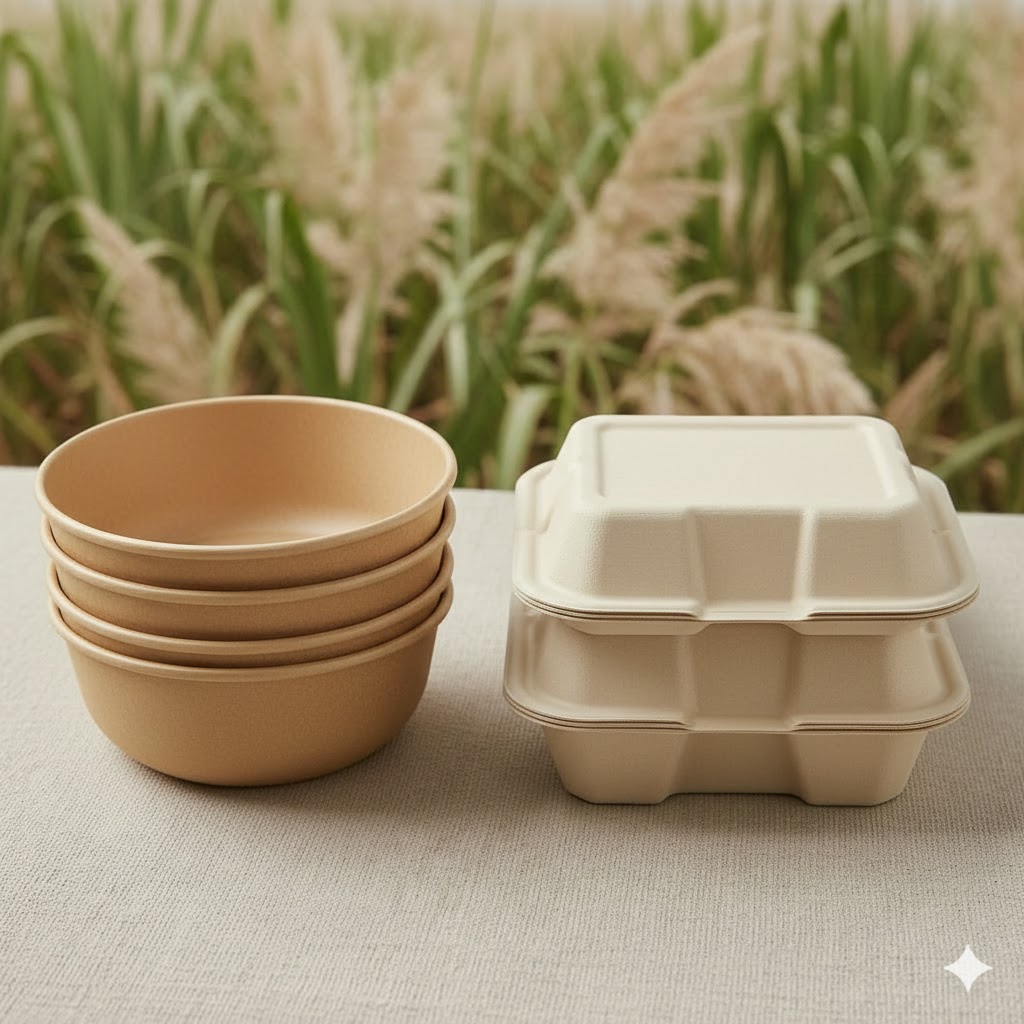 Sustainable Bagasse Bowls