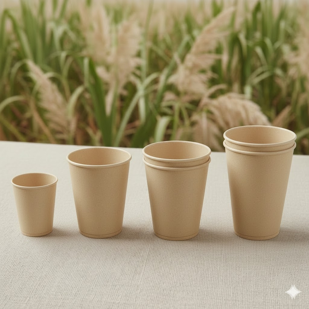 Sustainable Bagasse Cups