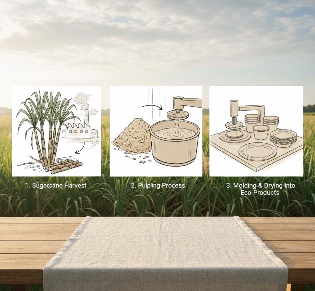 Premium Bagasse Plates